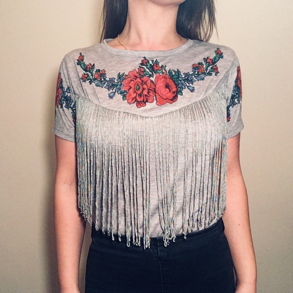 NWOT Vintage Inspired Rose Print
